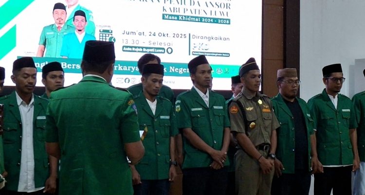 Pelantikan Pimpinan GP Ansor Luwu periode 2024-2028